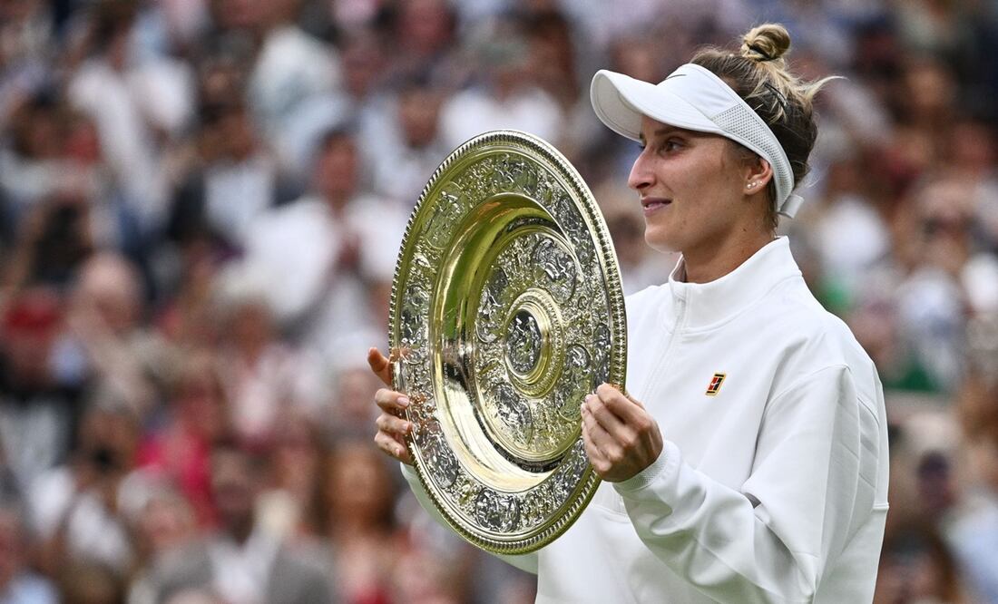 Marketa Vondrousova campeona de Wimbledon