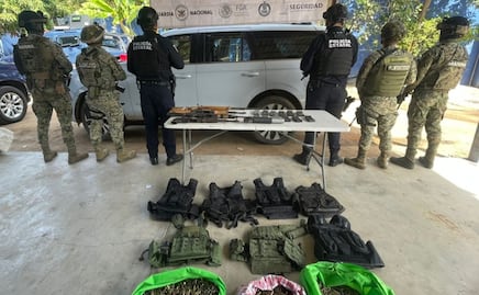 Privan de la libertad a seis personas en playa de Sinaloa; localizan camioneta robada y armas durante operativo de búsqueda  