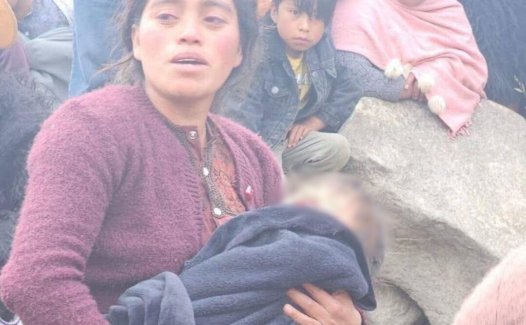 Madre de la niña tzotzil. Foto: Especial