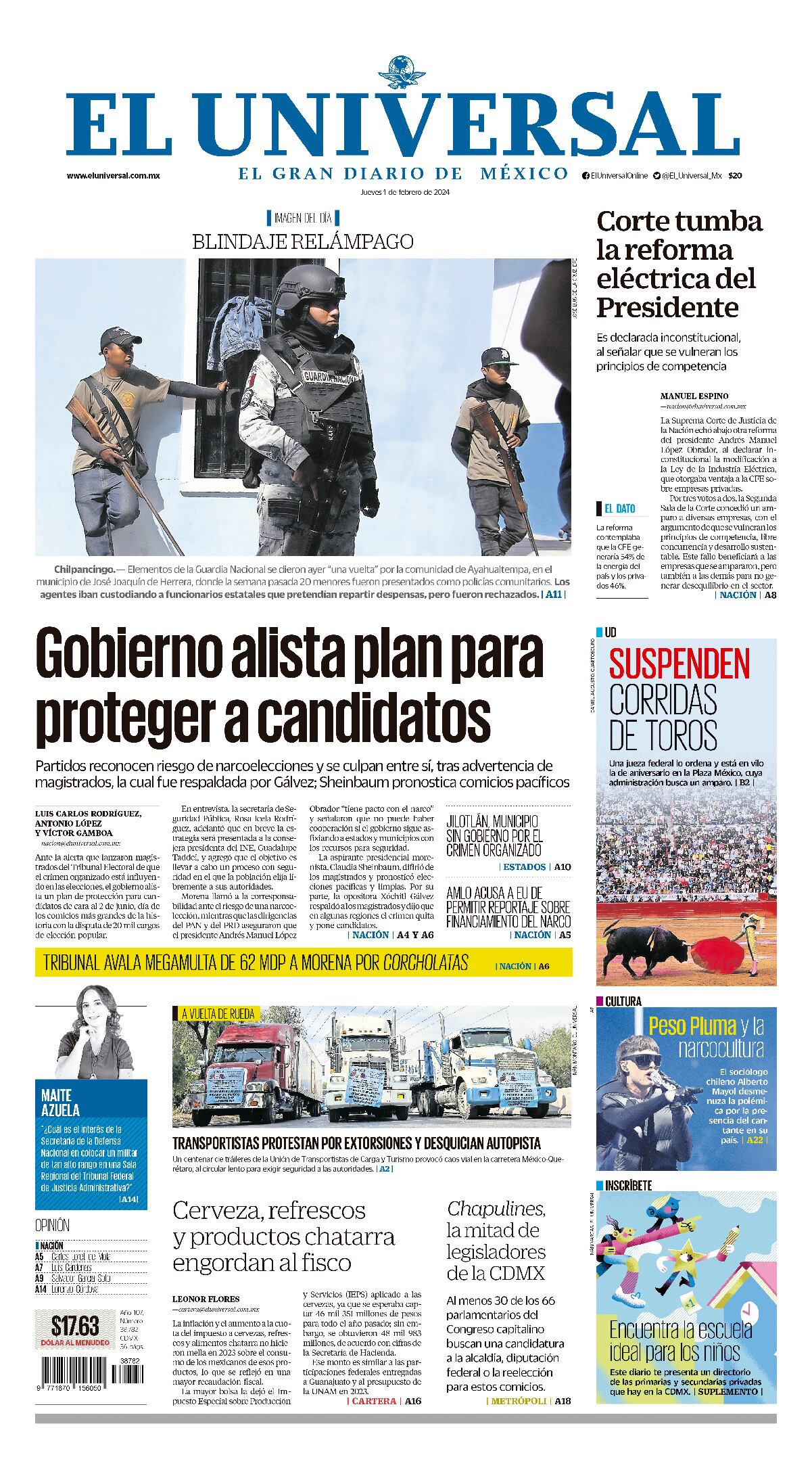 Portada impresa