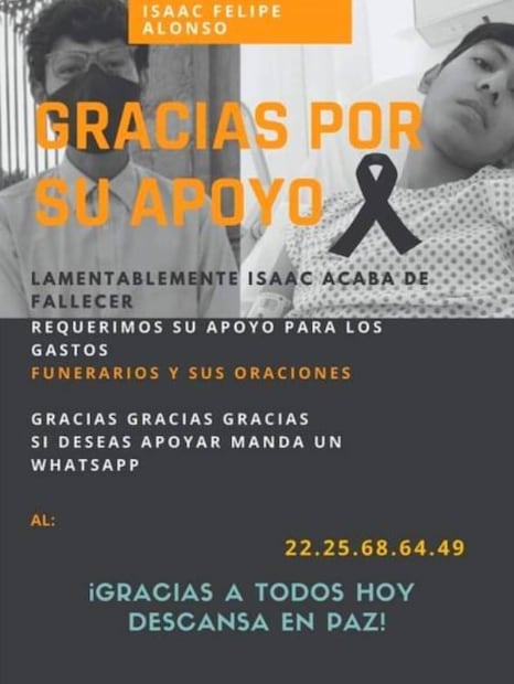 Fallece Felipe Isaac, joven que vendía gomitas para estudiar en la BUAP