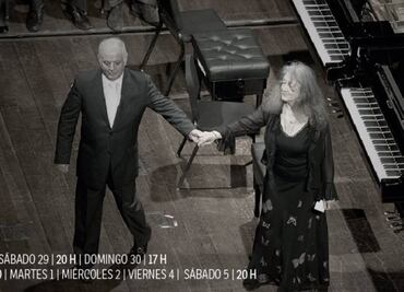 Pianistas Barenboim y Argerich hacen vibrar a Buenos Aires
