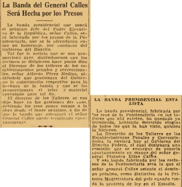 El origen de la banda presidencial