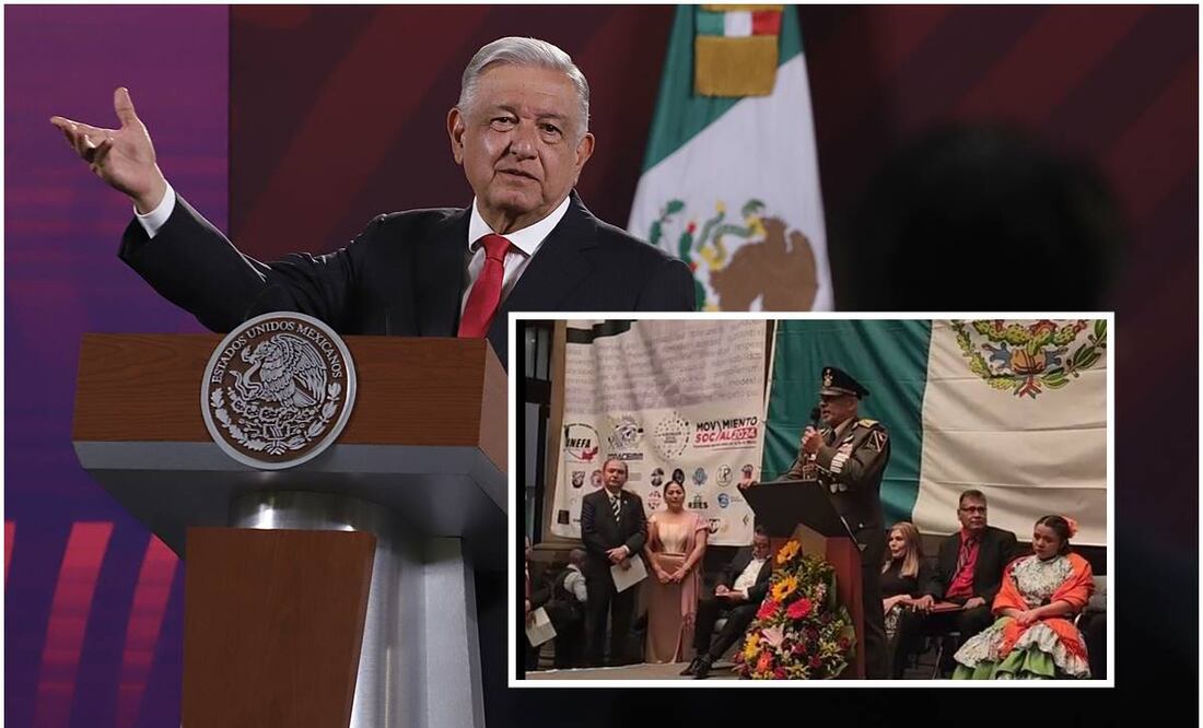 "No es militar ni general", dice AMLO sobre video viral en su contra