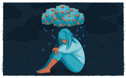 Por Covid-19 especialista prevé "brotes" de depresión muy altos