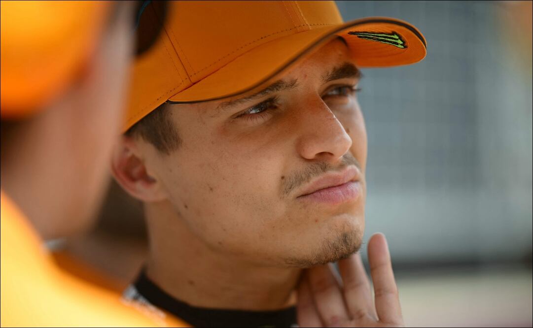 Lando Norris tuvo que abandonar el Gran Premio de Austria - Foto: AFP
