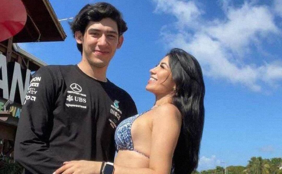 La modelo colombiana en compañía de Isaac Sandoval, su atacante. Foto: Instagram. danielaaldana52