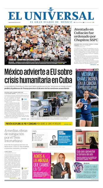 Portada impresa del 31 de enero de 2026