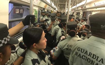 Guardia Nacional se queda en el Metro, pero solo por las noches: Sheinbaum