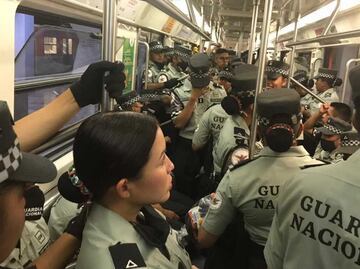 Guardia Nacional se queda en el Metro, pero solo por las noches: Sheinbaum