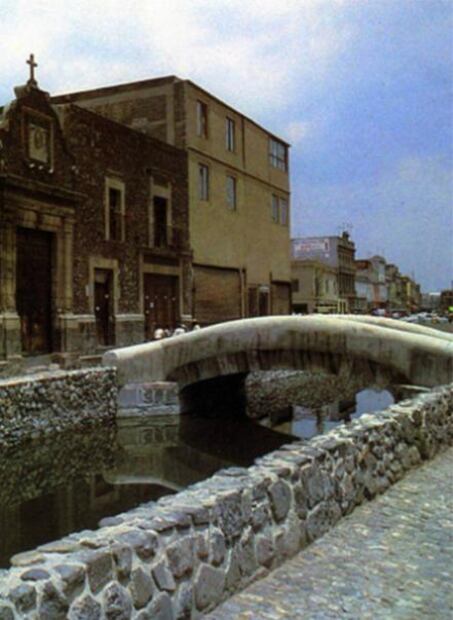 Cuando había canoas en el Centro Histórico