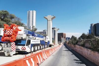 Lento, avance de obra de tren interurbano