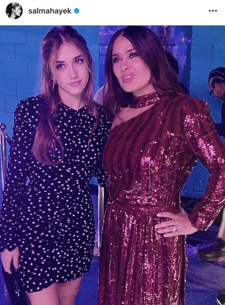 Salma Hayek y su hija Valentina impactan con su estilo y belleza