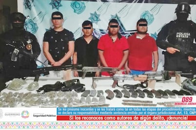 Detienen a cuatro hombres ligados a homicidio de agentes en Zihuatanejo