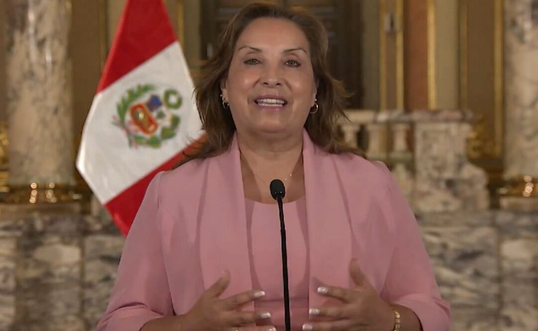 Dina Boluarte, presidenta de Perú. Foto: EFE