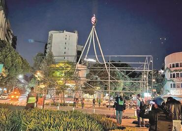 Invea quita espectacular en Polanco; protesta empresa