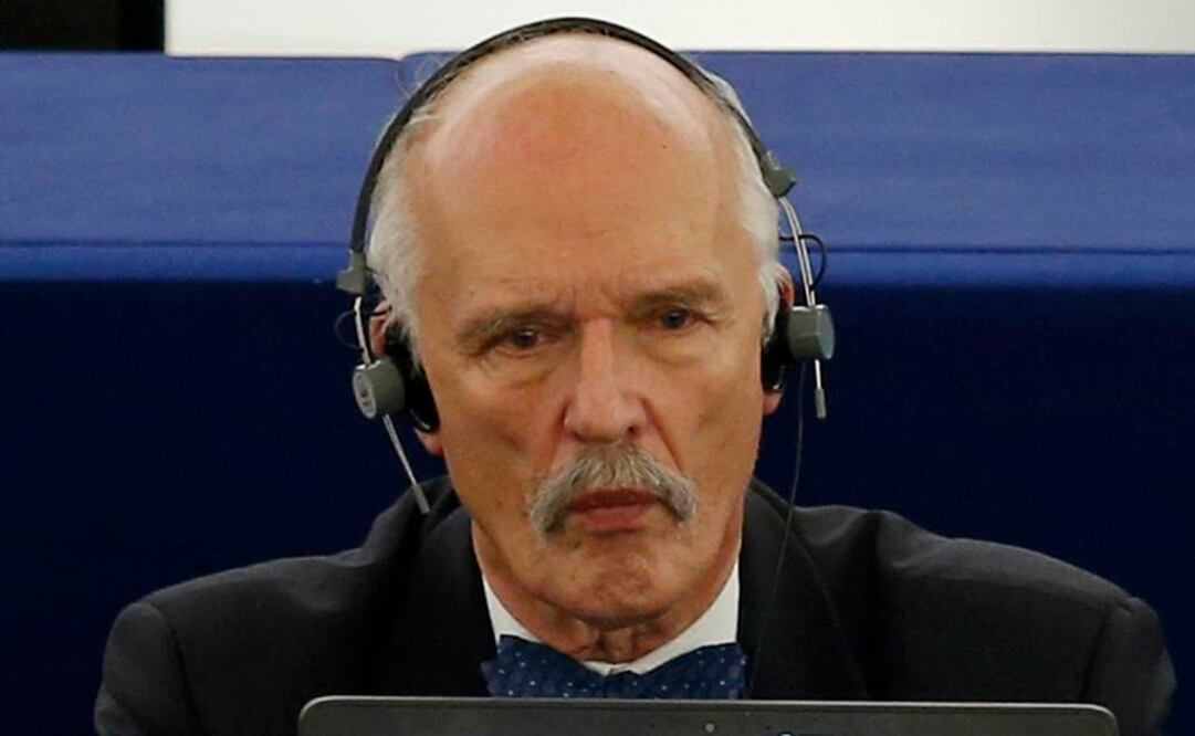 El diputado polaco del Parlamento Europeo, Janusz Korwin-Mikke (Foto: Reuters/Archivo)