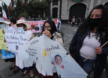 Colectivos y familiares demandan aprobación de la Ley de Amnistía en Toluca