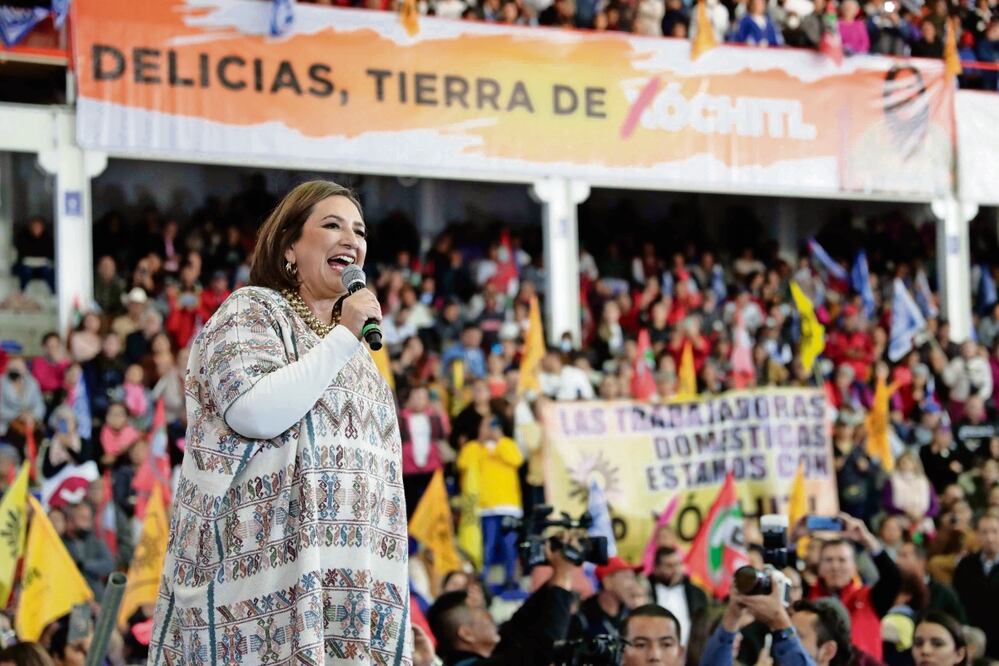 Xóchitl Gálvez se reunió en Chihuahua con productores agrícolas y activistas; recibió un reconocimiento por su trayectoria. Foto: Archivo / EL UNIVERSAL