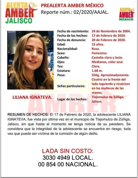 Desaparecen seis jóvenes en Jalisco, una de ellas es rusa