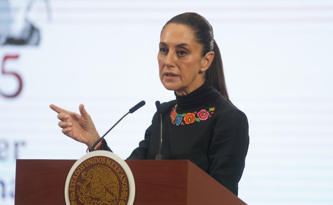 Claudia Sheinbaum en su conferencia matutina del 20 de junio. Foto: Carlos Mejía / EL UNIVERSAL