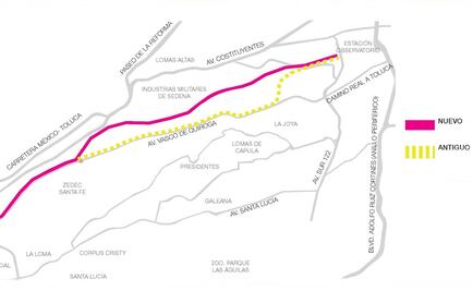 Es oficial, cambio de ruta del Tren México-Toluca