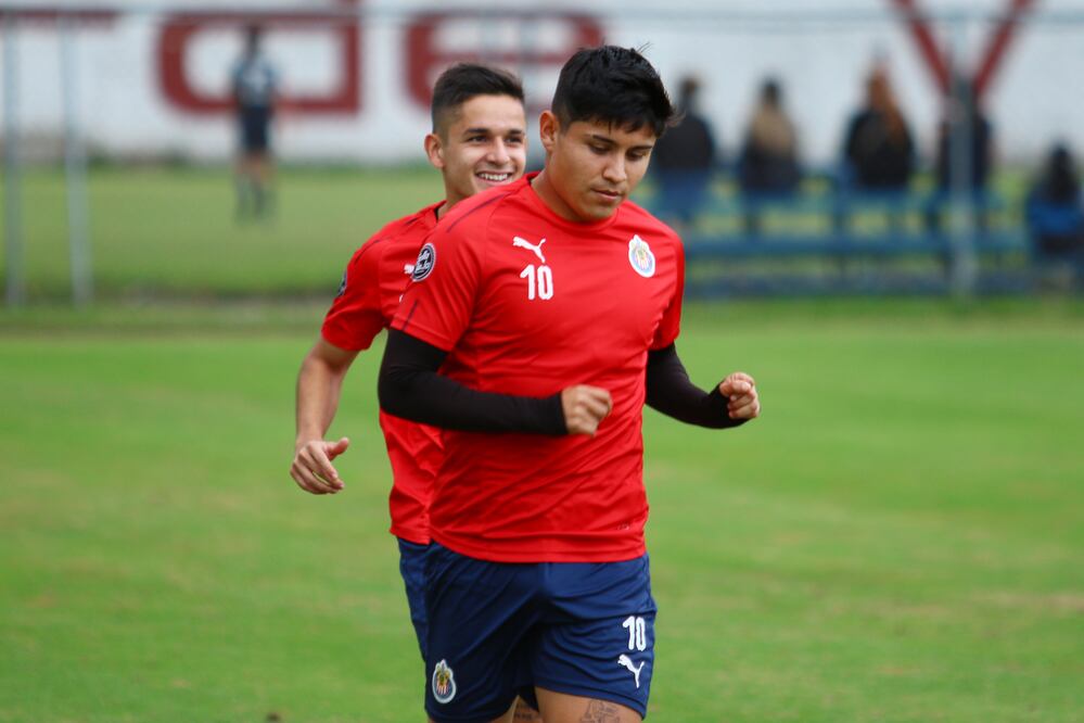 Imago7. Javier López durante un entrenamiento de Chivas