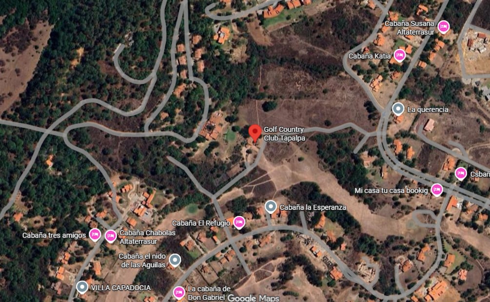 Elementos que rodean el complejo exclusivo turístico. Foto: Google Maps