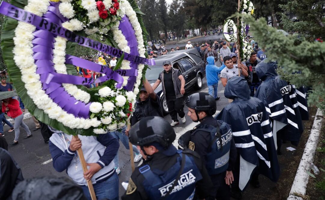 (Imagen del funeral de Felipe de Jesús "N", líder del cártel de Tláhuac; Foto: Archivo/El Universal)