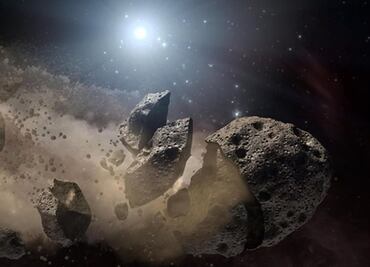 El Sol es capaz de pulverizar asteroides en cámara lenta
