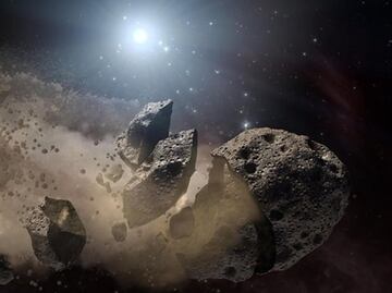 El Sol es capaz de pulverizar asteroides en cámara lenta