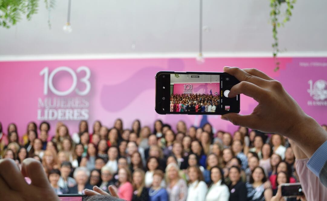 Mexico City’s first elected female mayor Claudia Sheinbaum also took the stand, stressing the need to promote economic and political autonomy among women - Photo: David Morales/EL UNIVERSAL