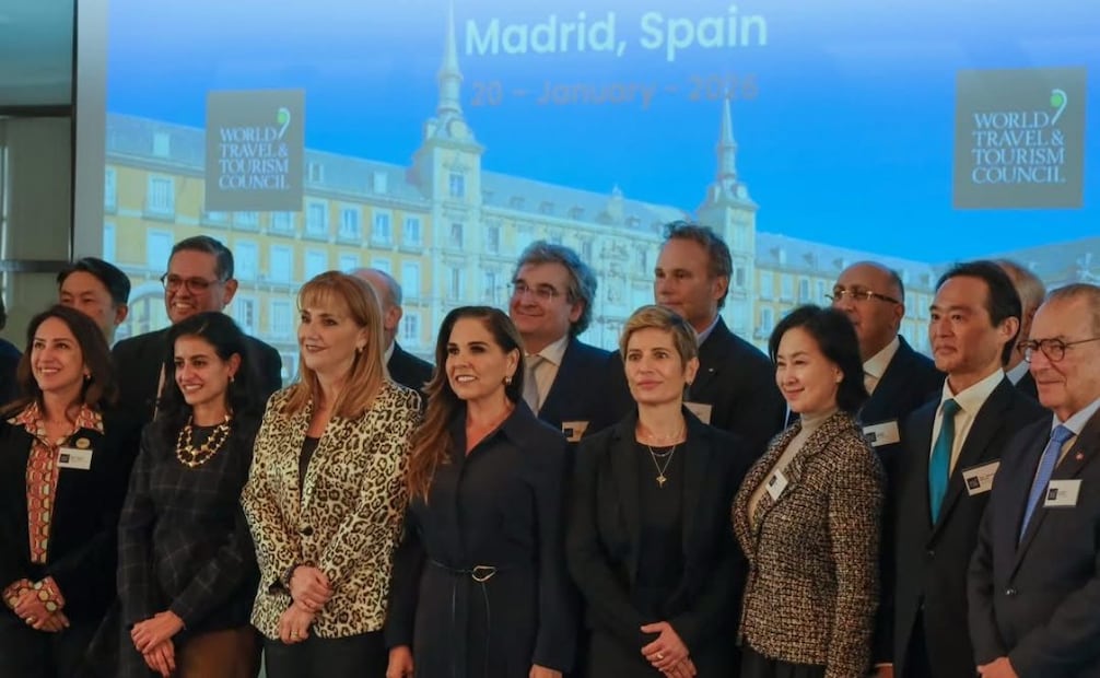 Mara Lezama asiste a mesa turística en FITUR2026; se reúne con la secretaria de ONU Turismo.
Foto: Especial.