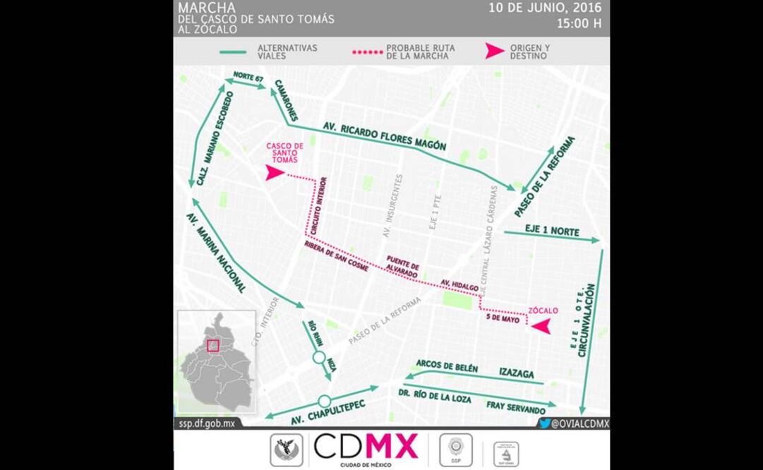 Tomada de @OVIALCDMX