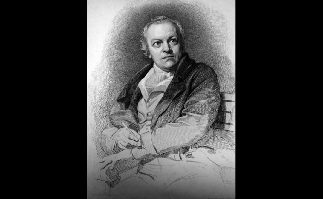 Retrato de William Blake, grabado de Luigi Schiavonetti. Foto: EFE