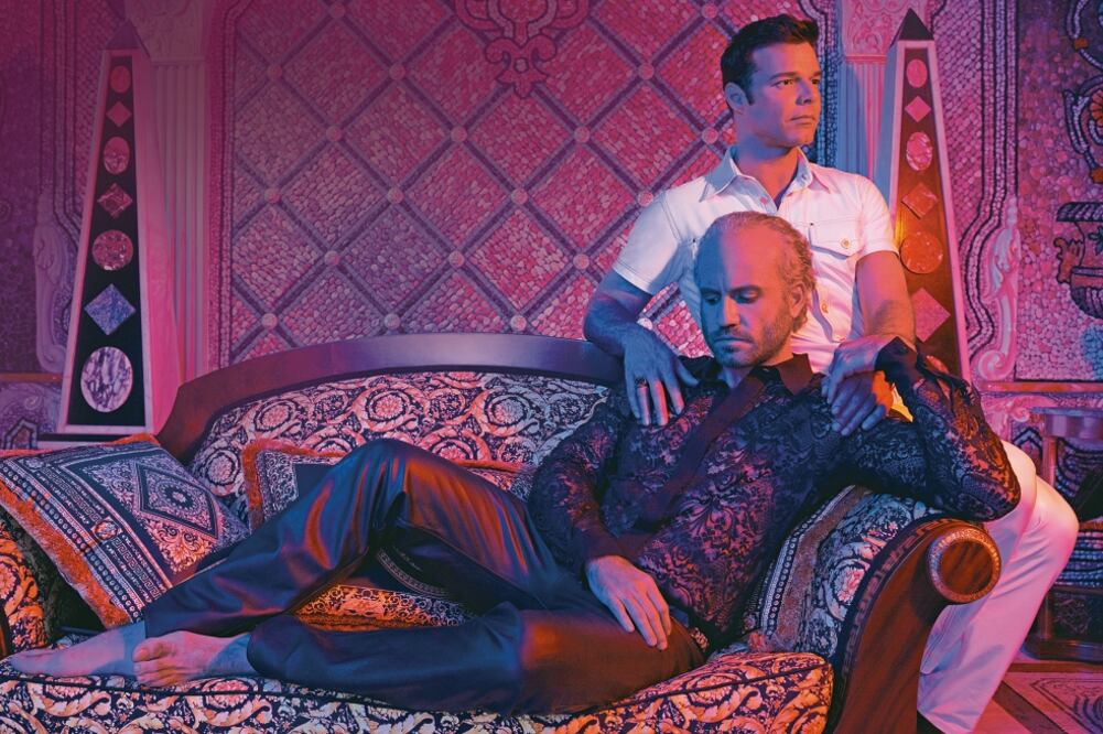 Ricky Martin interpreta a Antonio D’Amico, y Edgar Ramírez a Versace en la serie que se estrena mañana. (FOTOS: FX)