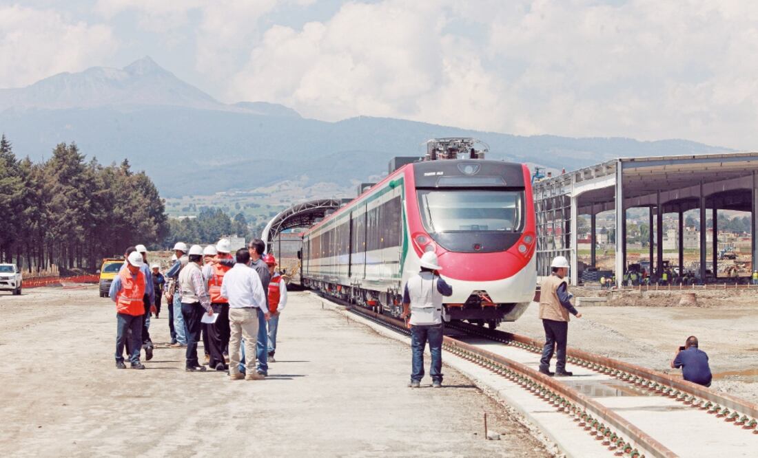 La Secretaría de comunicaciones y Transportes indicó que comenzaron las pruebas del Tren Interurbano desde la terminal del municipio de Zinacantepec. (ARCHIVO EL UNIVERSAL)