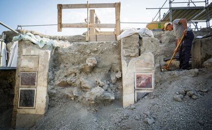 "Escuela de los gladiadores" en Pompeya mostrará su recuperación tras derrumbe