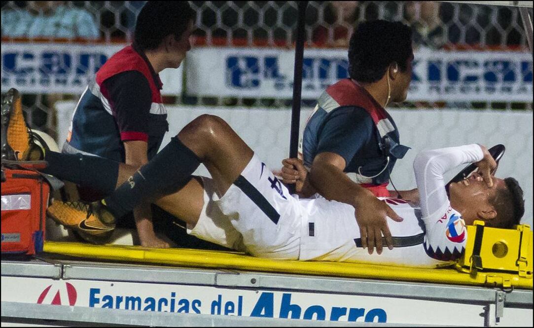 Imago7. Edson sufrió lesión en el juego ante Tijuana