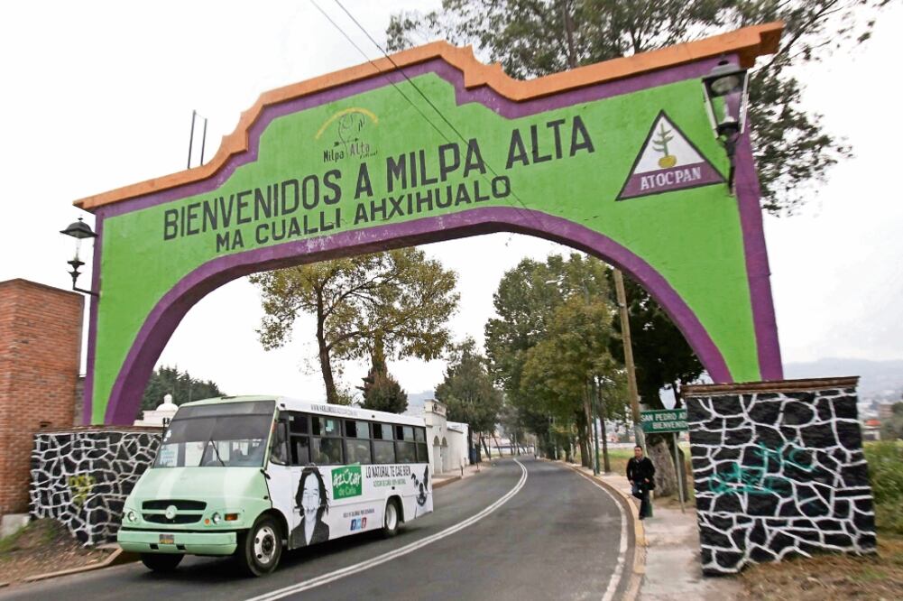 El delegado Jorge Alvarado aseguró que Milpa Alta es una de las demarcaciones más seguras de la CDMX (ARCHIVO EL UNIVERSAL)