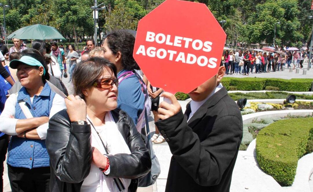 Se repartieron más de 6 mil 700 cortesías para este domingo  Foto: Agustín Salinas/ Agencia EL UNIVERSAL