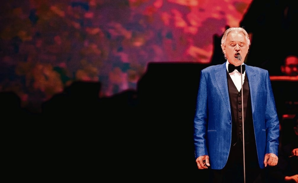 Emocionó cantando temas como “Nessun
dorma”. Foto: HUGO SALVADOR/EL UNIVERSAL