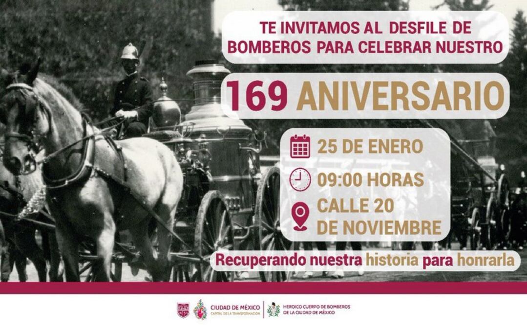 El motivo de la procesión será conmemorar los 169 años de historia del cuerpo. Foto: @JefeVulcanoCova