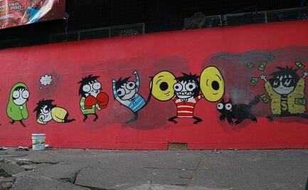 Retiran grafitis de mural pintado por Sarah Andersen