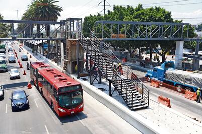 Avanzan obras en estación La Raza