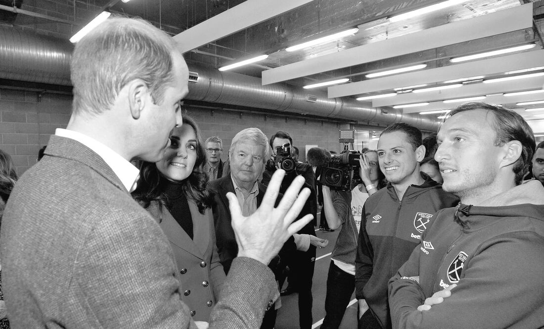TWITTER. El Duque y la Duquesa de Cambridge visitaron al West-Ham