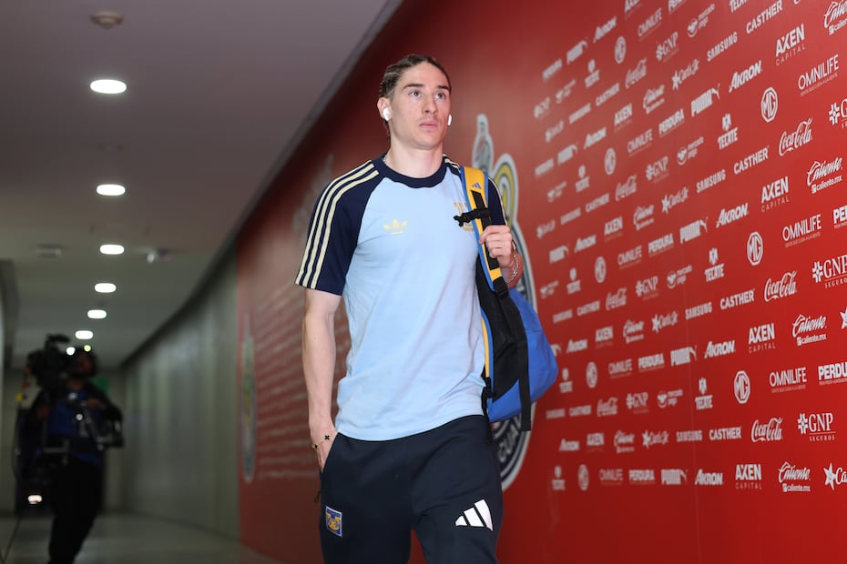 Marcelo Flores con Tigres, durante la Liguilla del Clausura 2026 de la Liga MX - Foto: Imago7