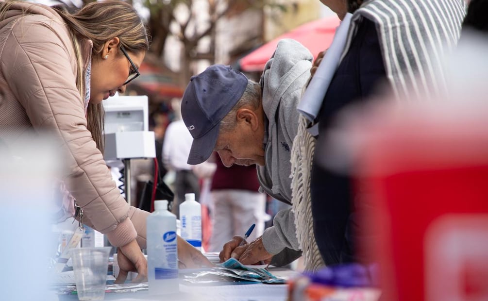 Como parte del Plan Michoacán por la Paz y la Justicia, aplican vacunas contra sarampión ante brote (20/01/2026). Foto: Especial