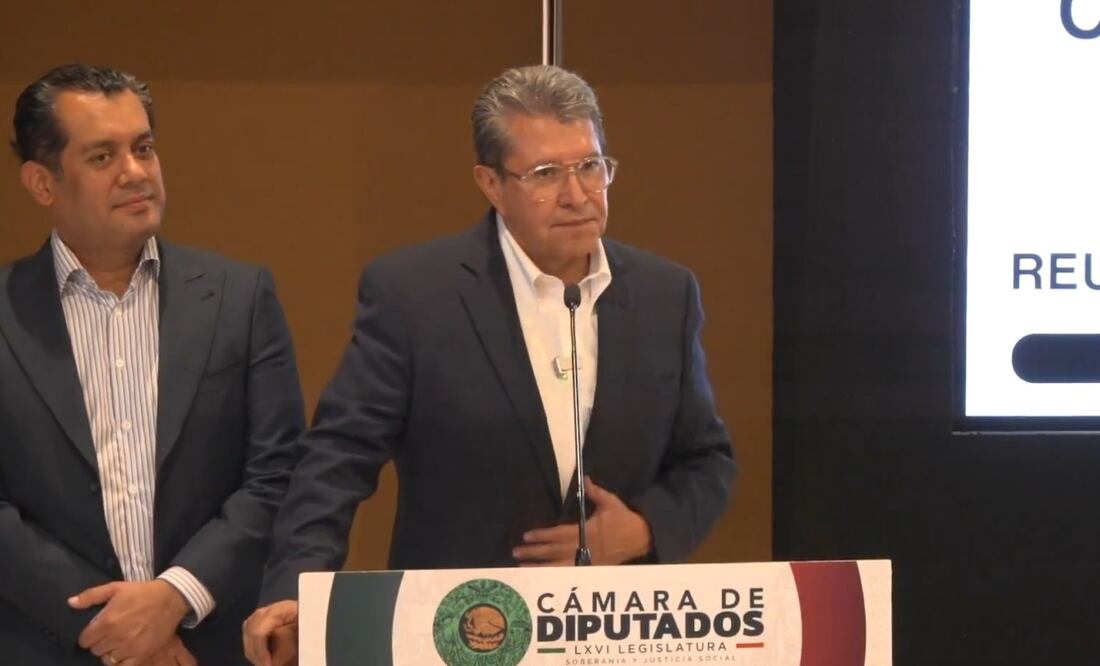 Sergio Gutiérrez Luna y Ricardo Monreal. Foto: Especial