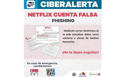 Alertan sobre fraude con cuenta falsa de Netflix